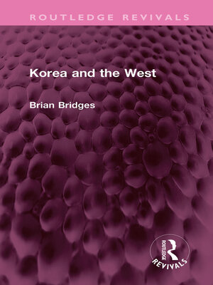 cover image of Korea and the West